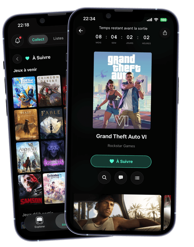 Aperçu de l'application